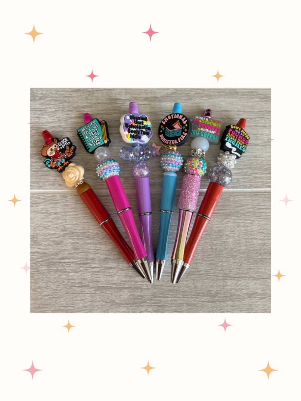 Handmade Funny Beaded Pens You Choose